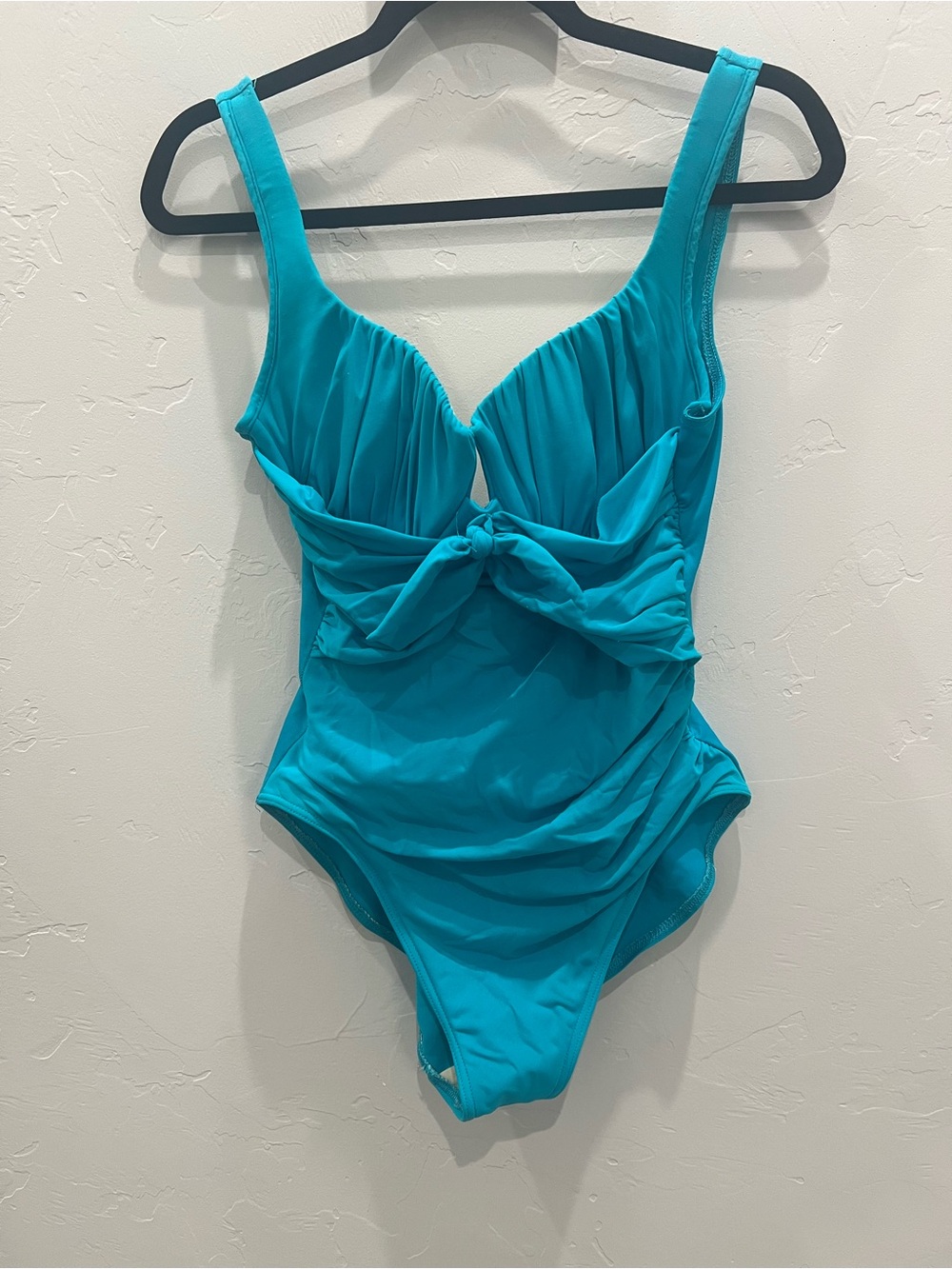 Magicsuit Kristi One Piece Swimsuit Teal Blue Bathing Suit Size 12 Slimming